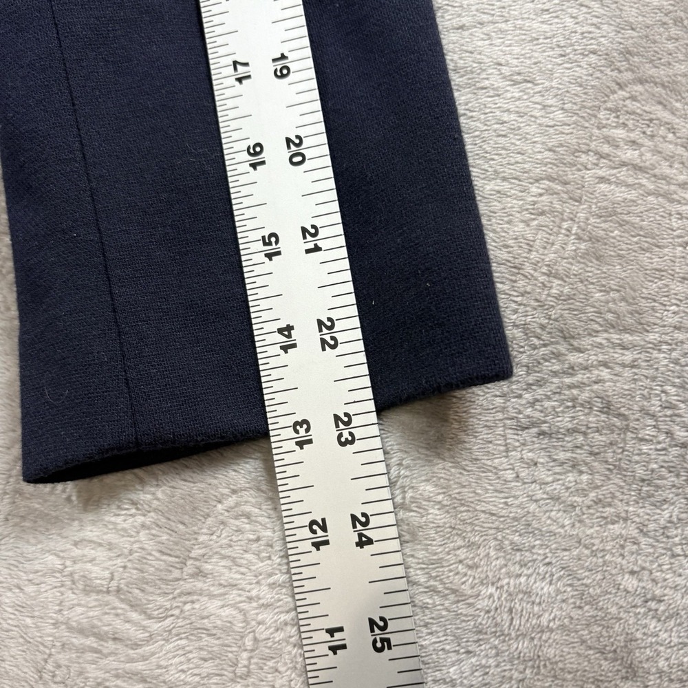Talbots Aberdeen Blazer Jacket Plus Petite 16 Navy Blue Knit Academia Career - Picture 5 of 9